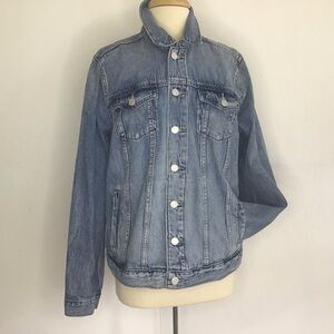 Lucky Brand  trucker style denim crystal lake wash jean jacket spring 2020  1X